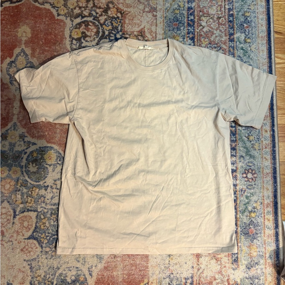 Madewell Beige Crew Neck Tee
